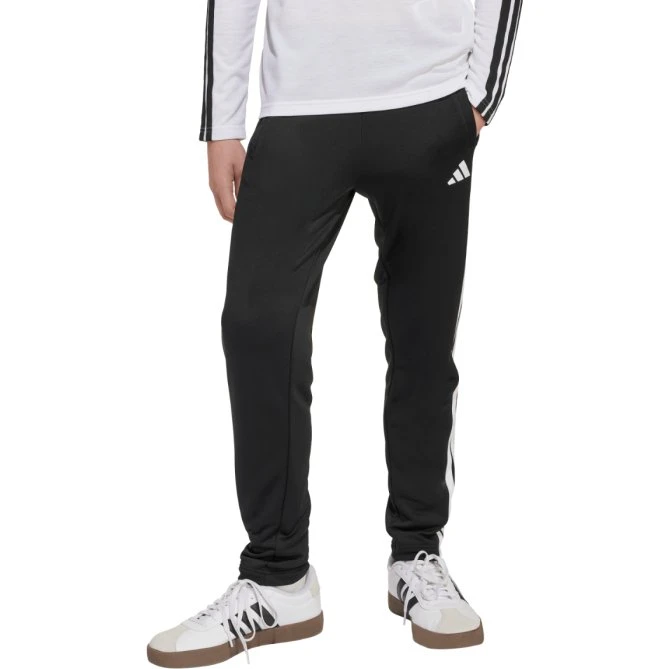 Pantaloni fitness adidas 3-Stripes junior neri