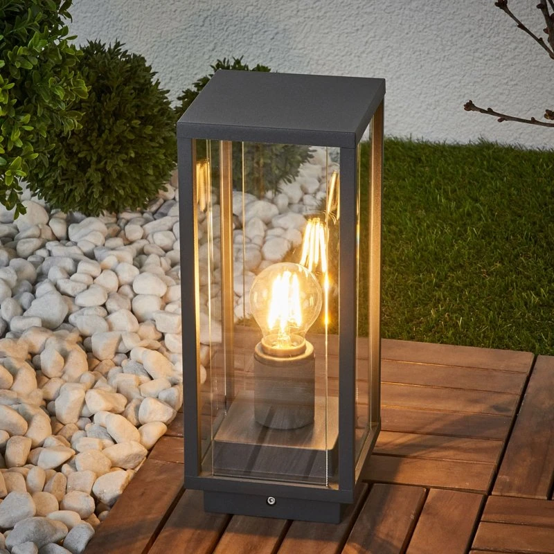 Lucande Lampada da Giardino Annalea H35 Grigio Scuro