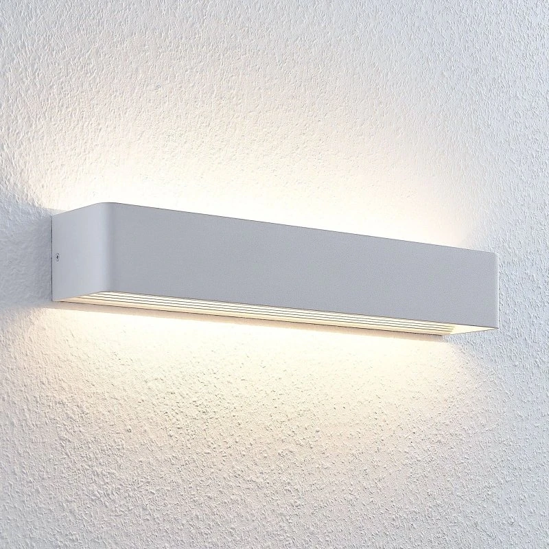 Lindby Applique a Parete LED Lonisa W53 Bianca