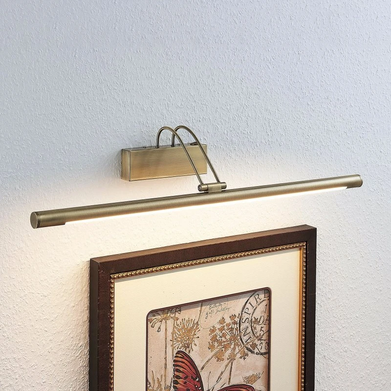 Lindby Mailine Applique LED in Ottone Anticato