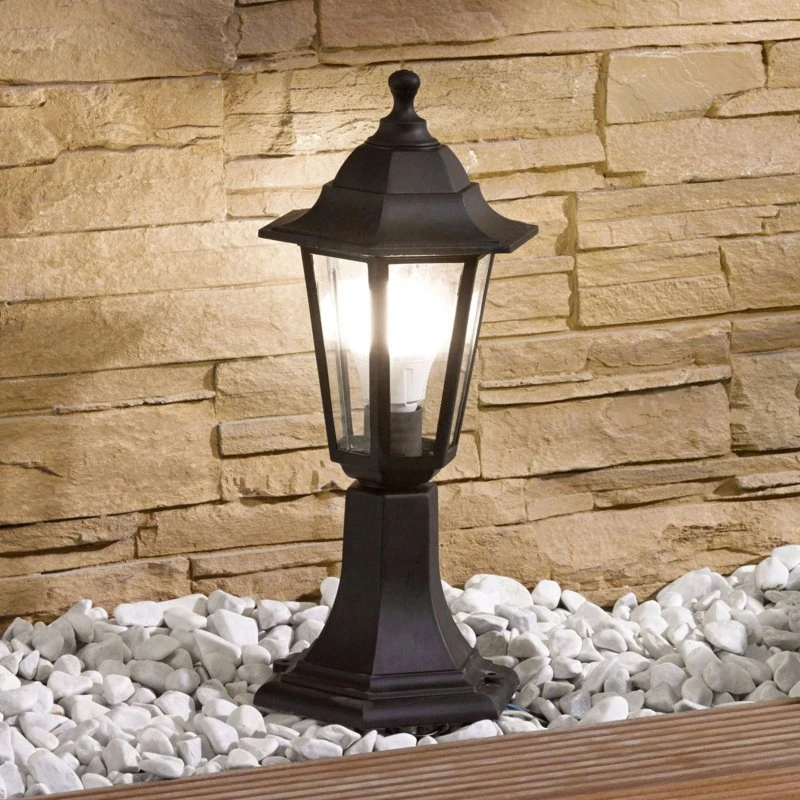 Lampada da giardino Lindby Nane Black/Clear