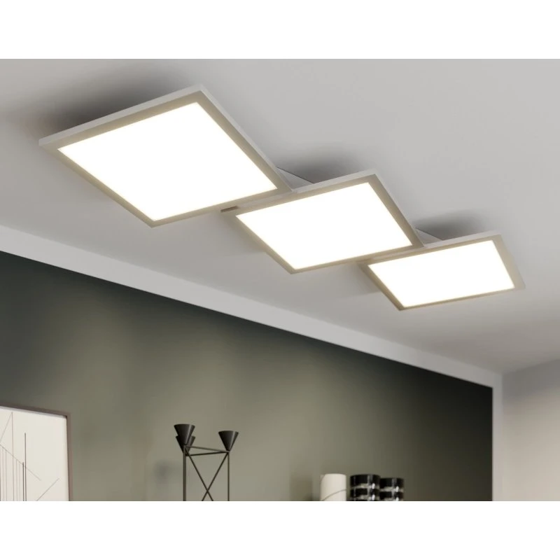 Lucande Plafoniera LED Ilira Argento - Dimmerabile e CCT