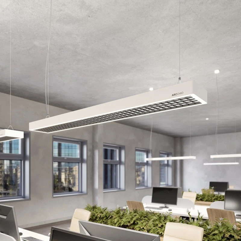 Lampada LED a sospensione Arcchio Susi, Bianco, 120 cm, 4000K, DALI