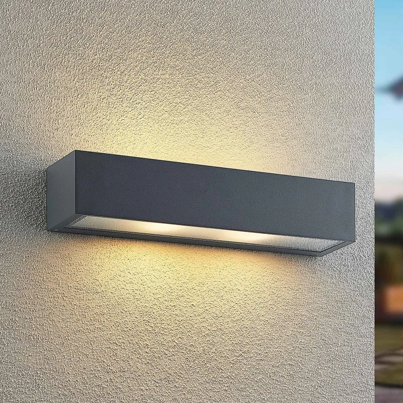 Arcchio LengoE27 Applique da Esterno Antracite IP54