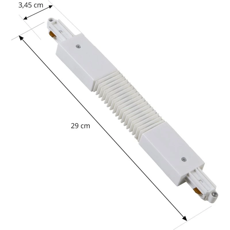 Lindby Linaro Track Flex Connector Bianco