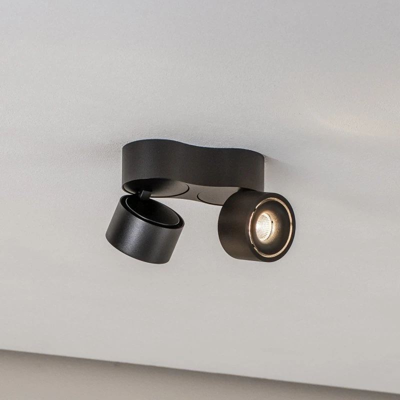 Arcchio Faretto LED Rotari 2x6.1W Nero