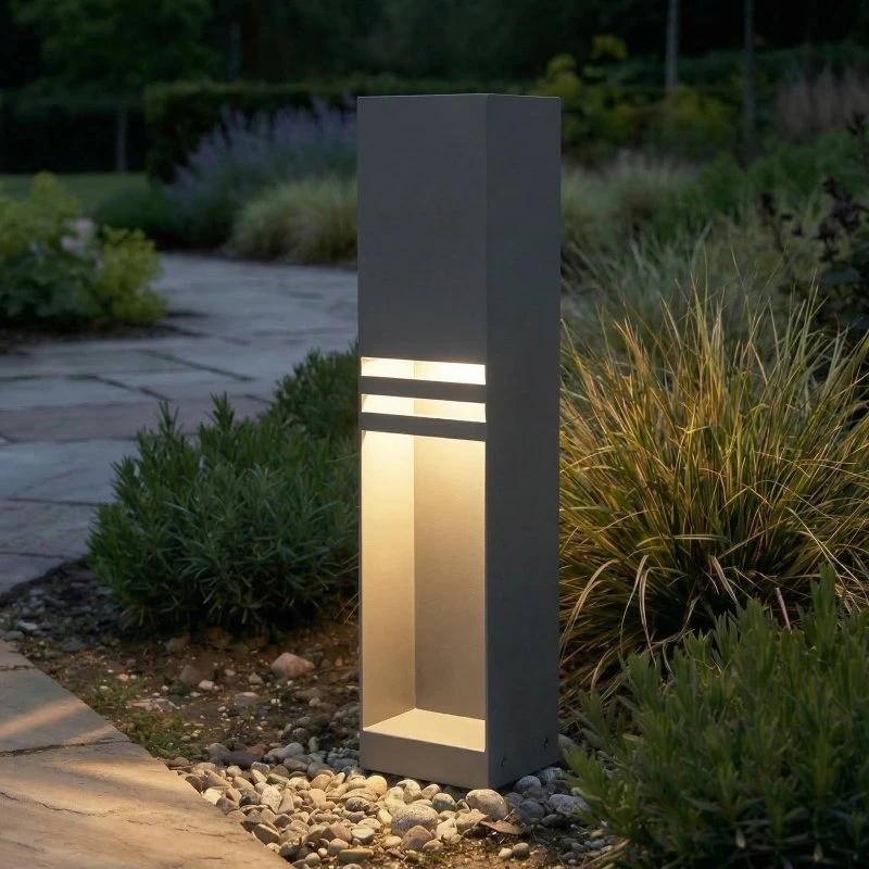Lucande Lampione a LED Oxido Antracite 50cm IP44