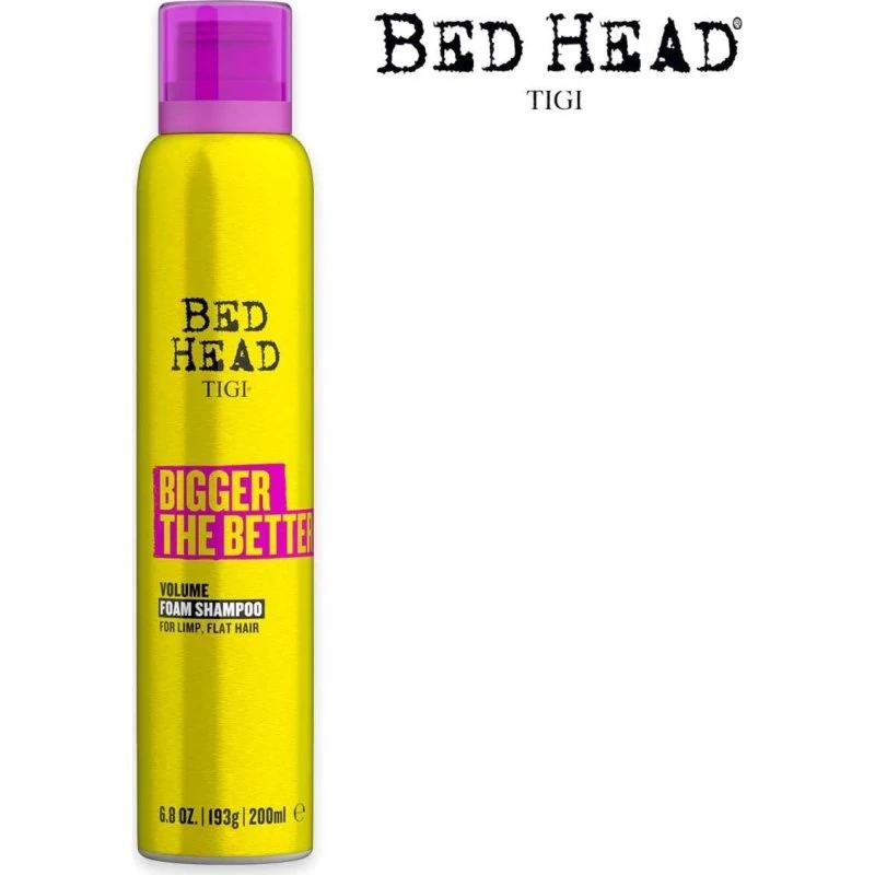 Tigi Bed Head Bigger The Better Volume Shampoo Schiuma 200 ml