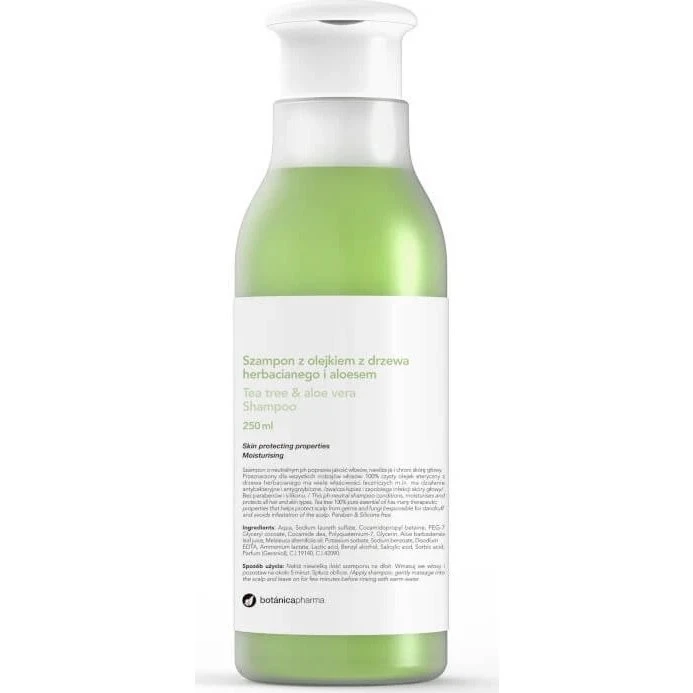 BotanicaPharma Shampoo con Olio di Tea Tree e Aloe Vera