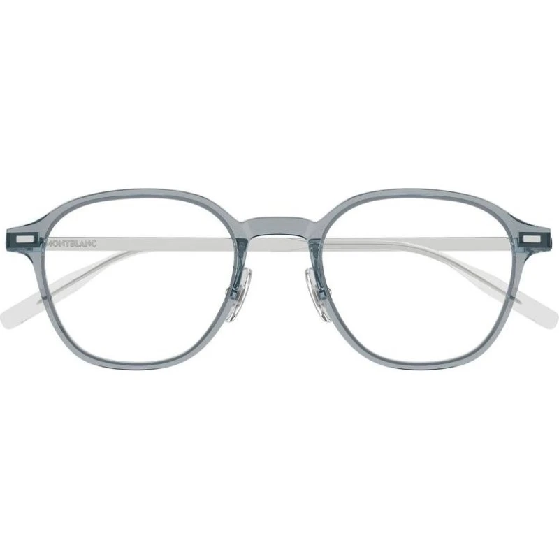 Montblanc MB0427O Occhiali da Vista Uomo - Grigio Rotondo