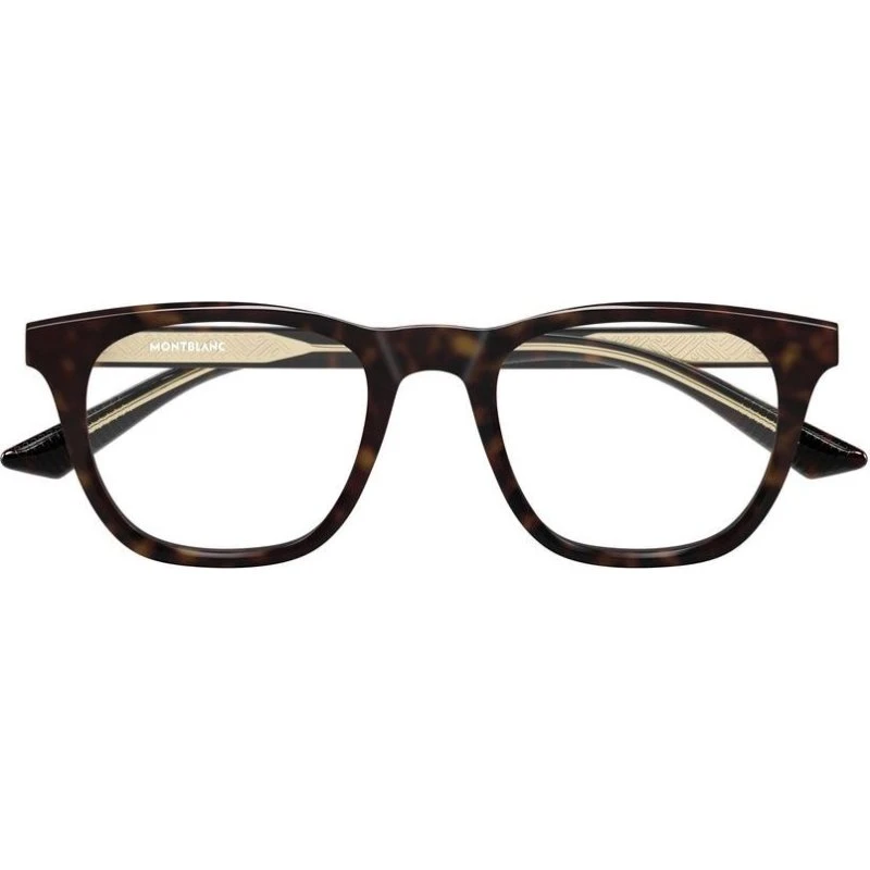 Montblanc MB0422O Occhiali da Vista Uomo Avana Squadrati
