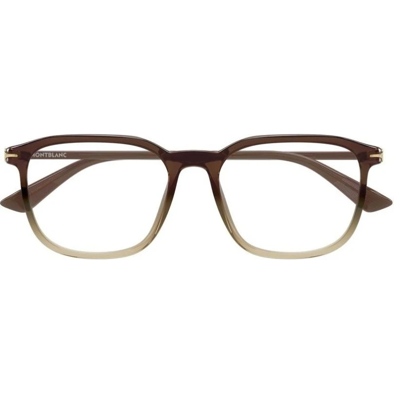 Montblanc MB0438O Occhiali da Vista Uomo Marrone Squadrati