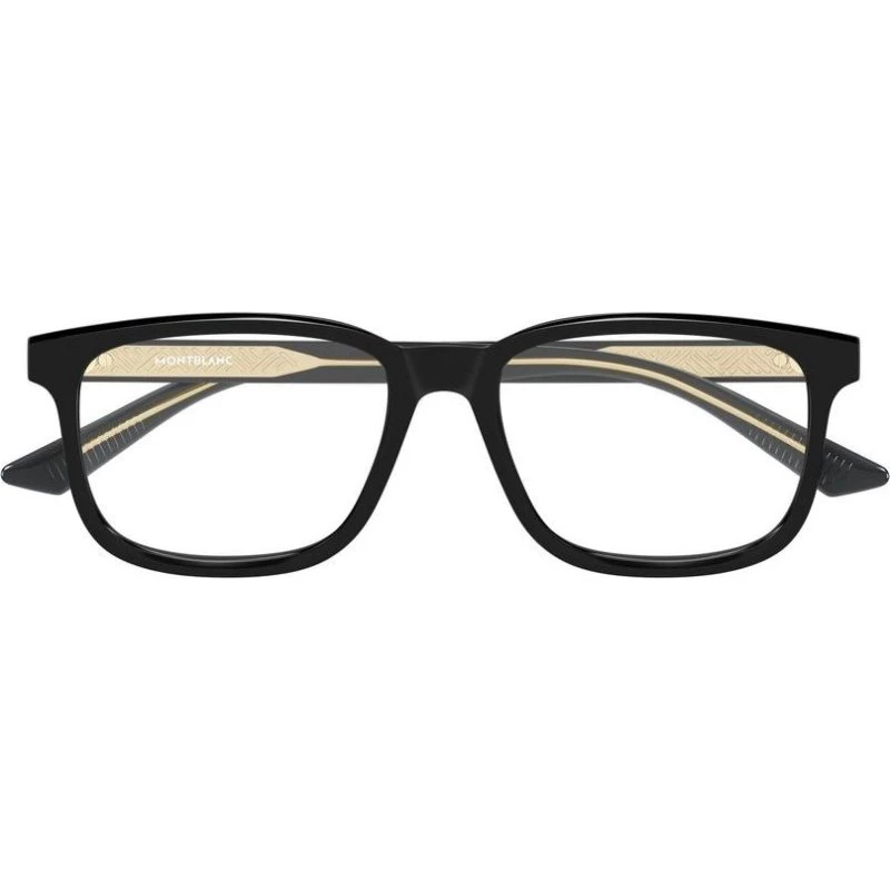 Montblanc MB0452O Occhiali da Vista Uomo Neri Squadrati