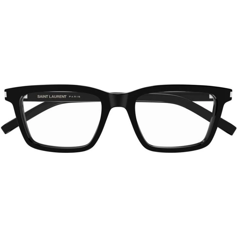 Saint Laurent SL 842 Occhiali da Vista Geometrici in Acetato Nero