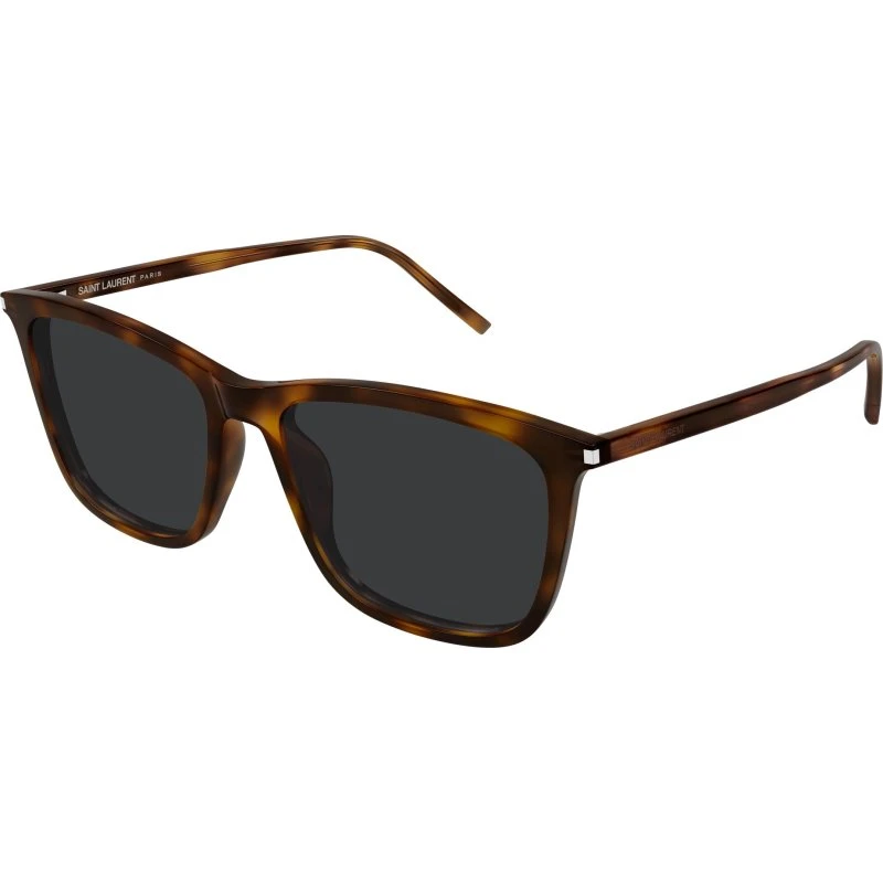 Saint Laurent SL 851 003 Occhiali da Sole Squadrati Havana