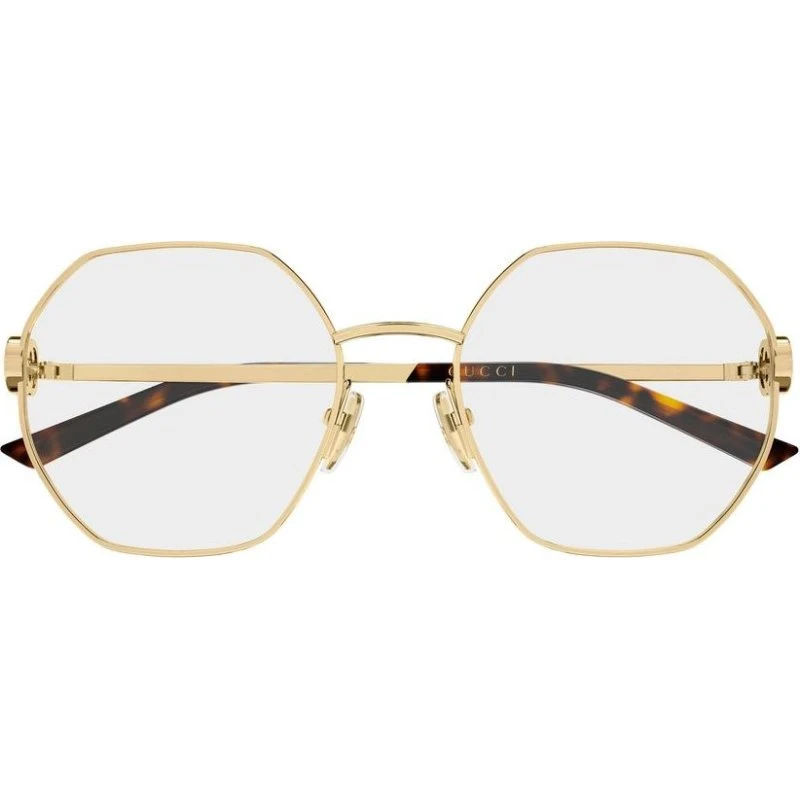 Gucci GG2048O Occhiali da Vista Donna Oro Geometrici