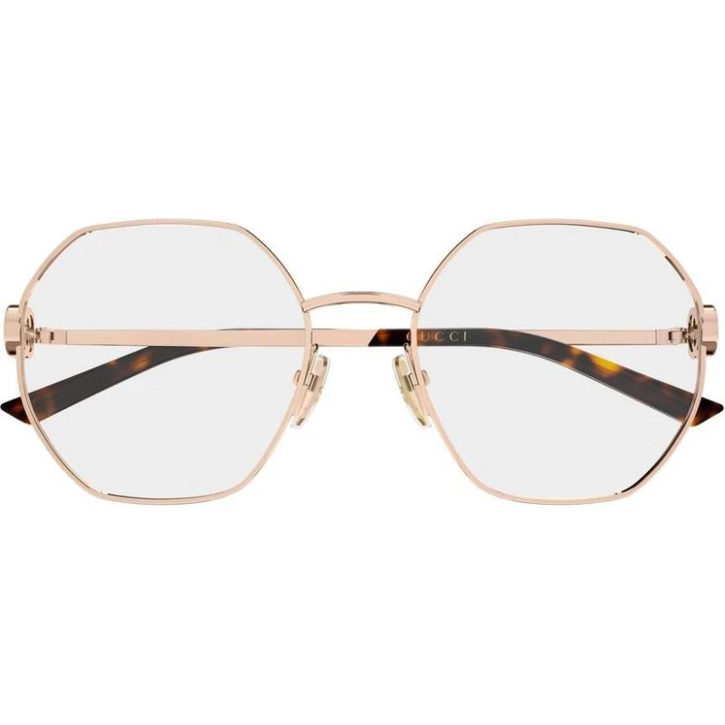 Gucci GG2048O Occhiali da Vista Donna in Acciaio Geometrici