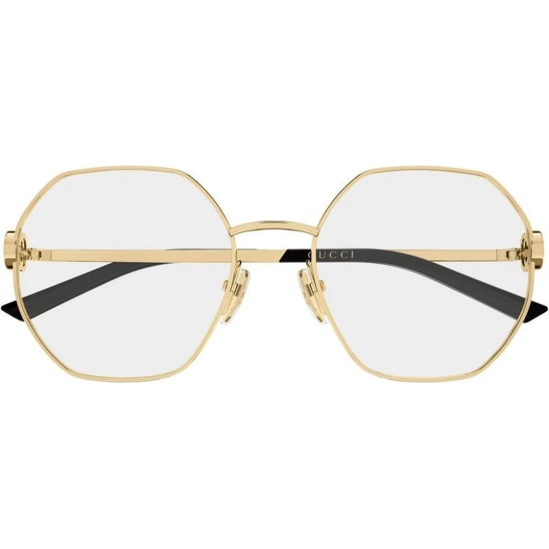 Gucci GG2048O Occhiali da Vista Donna Oro Geometrici