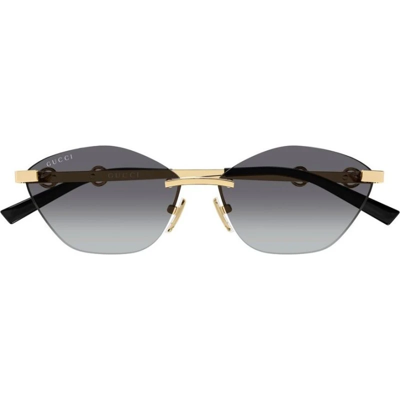 Gucci GG2050S Occhiali da Sole Cat-Eye Oro e Grigio 59mm