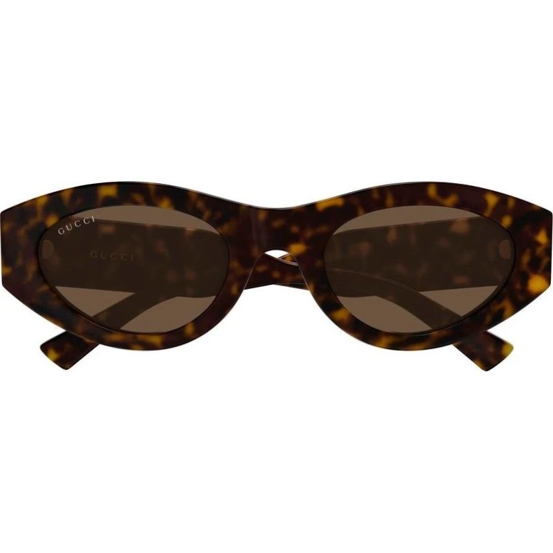 Gucci GG2065S Occhiali da Sole Donna Rotondi Havana 52mm