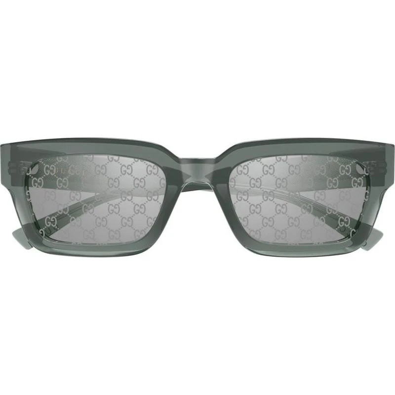 Gucci GG2069S Occhiali da Sole Uomo Grigio Squadrati 53mm
