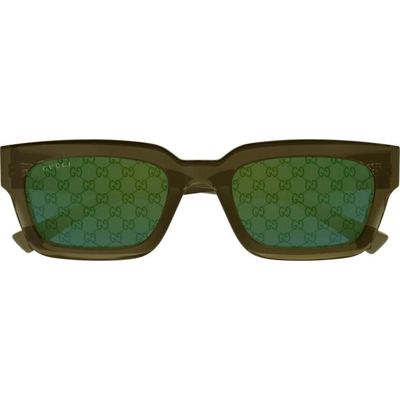Gucci GG2069S Occhiali da Sole Uomo Verde Squadrati 53mm