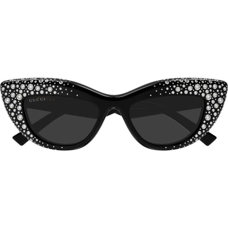 Gucci GG2031S Occhiali da Sole Cat-Eye Nero e Grigio