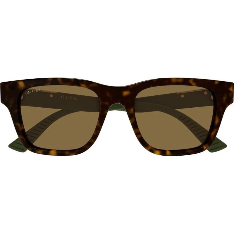 Gucci GG2089S Occhiali da Sole Uomo Havana Squadrati Marroni 52mm