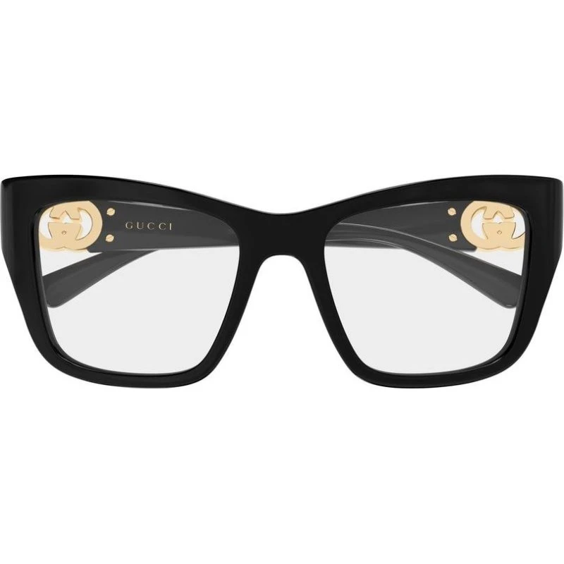 Gucci GG2124O-001 Occhiali da Vista Donna Cat Eye Nero