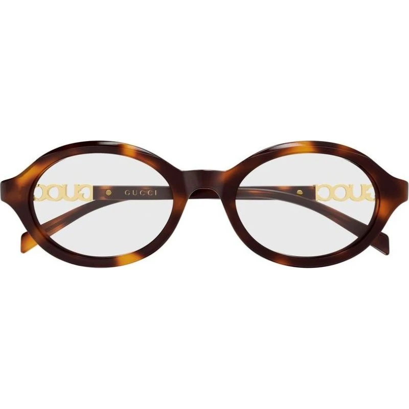 Gucci GG2153O Occhiali da Vista Donna Avana Rotondi