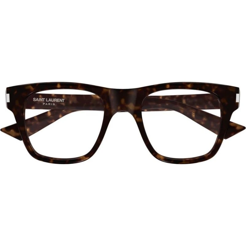 Saint Laurent SL 875 Opt Occhiali da Vista Uomo Avana Squadrati