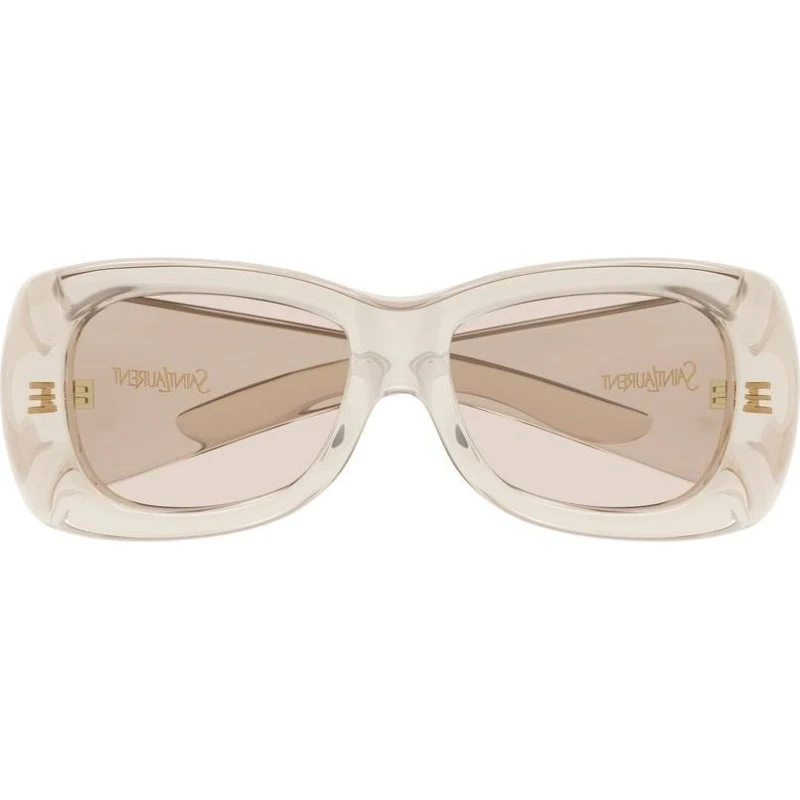 Saint Laurent SL 901 Howl Occhiali da Sole Squadrati Marroni