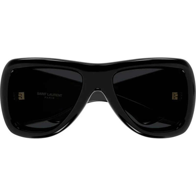 Saint Laurent Sl 902 Howl Occhiali da Sole Pilot Nero e Grigio