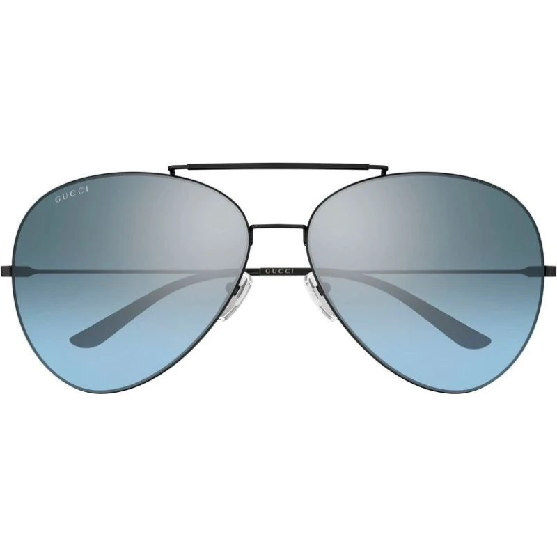 Gucci GG2172S Occhiali da Sole Uomo Pilot Rutenio e Lenti Blu
