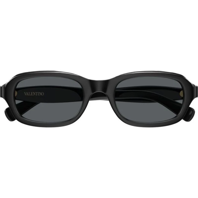 Valentino VG0010S Occhiali da Sole Geometrici Nero e Grigio