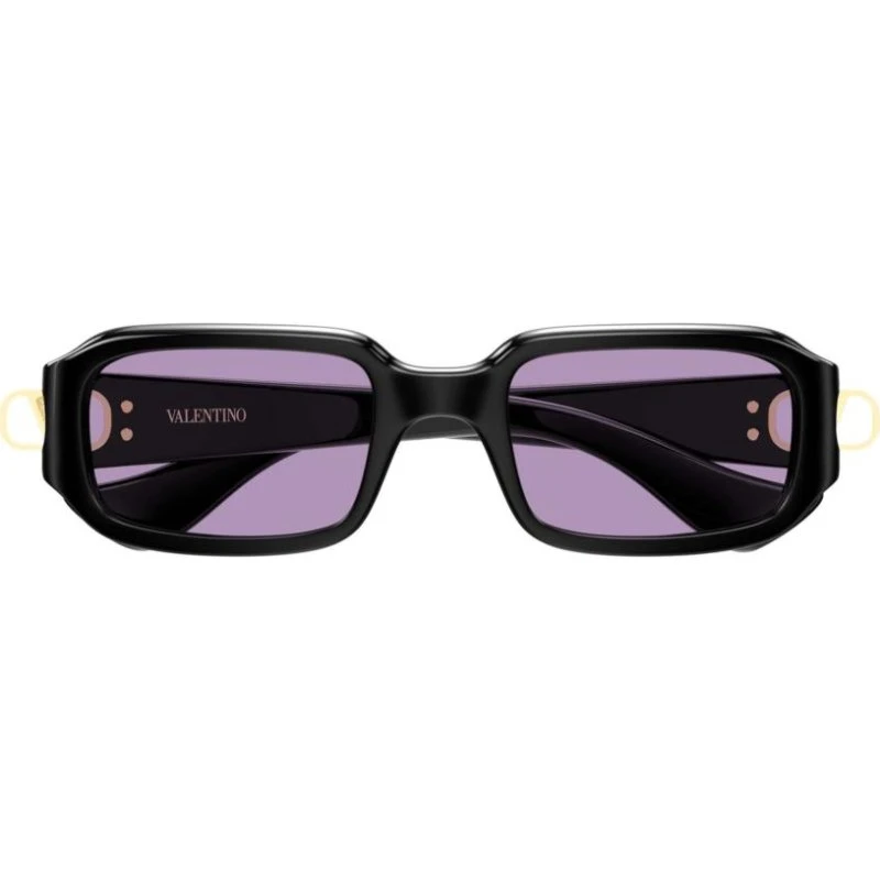 Valentino VG0016S Occhiali da Sole Donna Rettangolari Nero/Viola