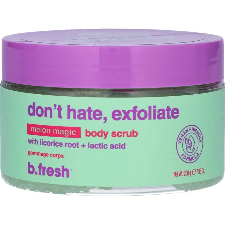 b.fresh Don't Hate Scrub Esfoliante per il Corpo al Melone - 200 ml