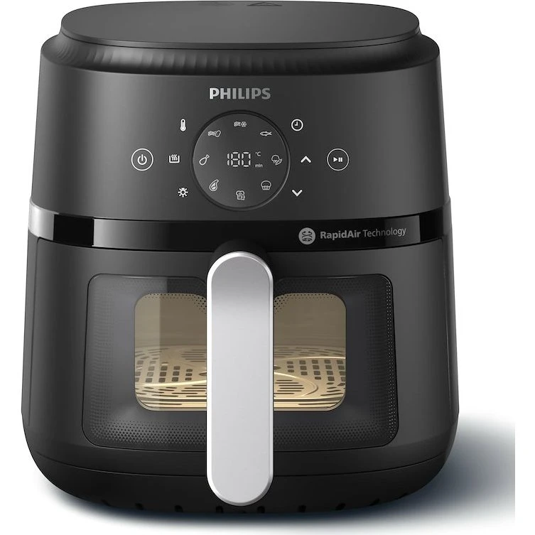 Philips NA221/00 Friggitrice ad Aria 4.2L Nero/Argento