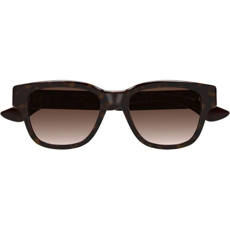 Alexander McQueen AM0528SA Occhiali da Sole Squadrati Avana