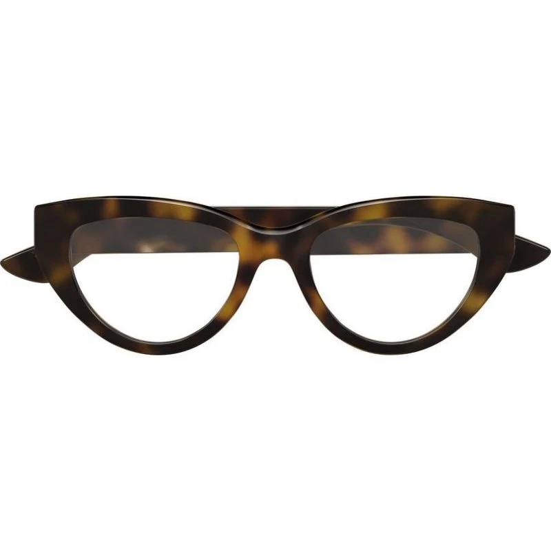 Alexander McQueen AM0529O Occhiali da Vista Cat-Eye Havana
