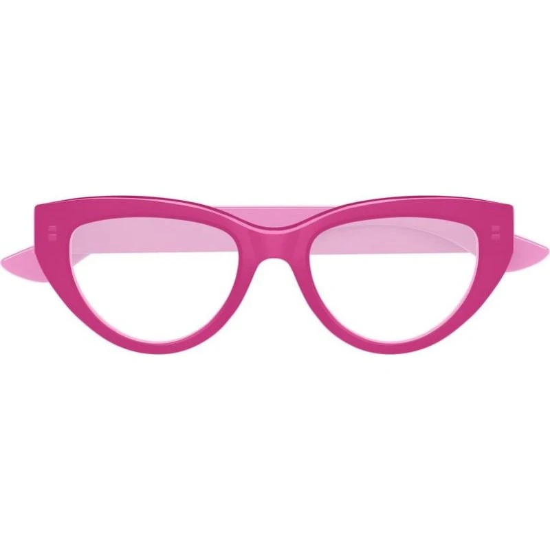 Alexander McQueen Occhiali Da Vista Cat-Eye Rosa AM0529O