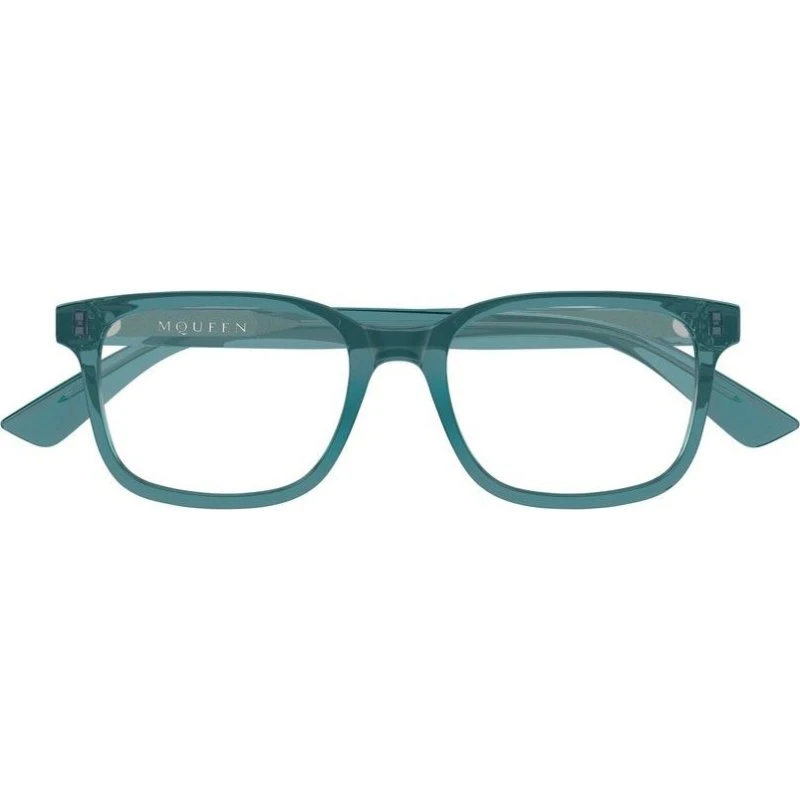 Alexander McQueen Occhiali da Vista Squadrati Blu AM0541O