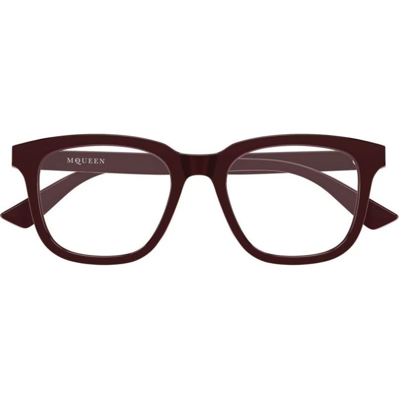 Alexander McQueen Occhiali da Vista AM0539O Rosso Squadrati
