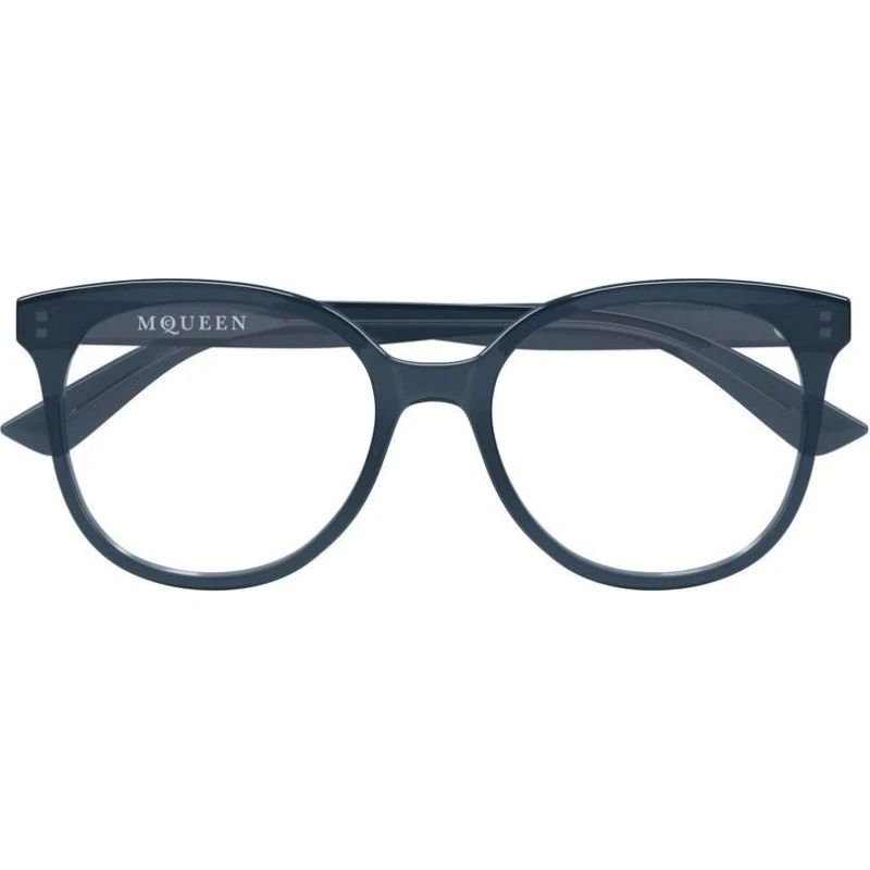 Alexander McQueen Occhiali da Vista Cat-Eye Grigio AM0540O