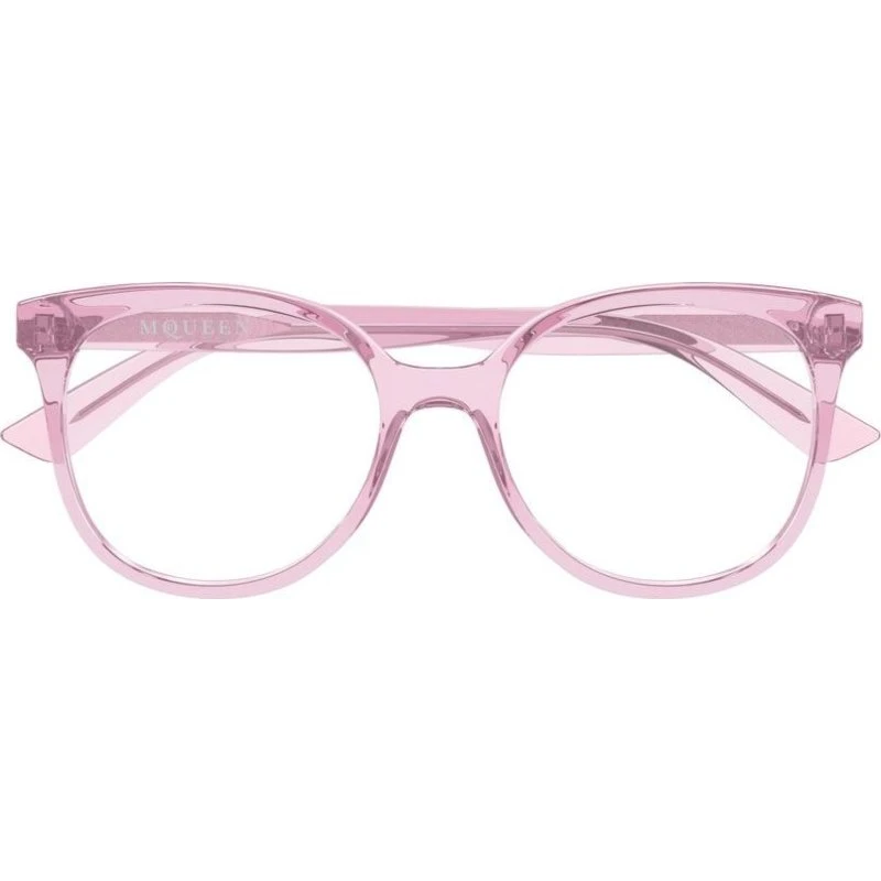 Alexander McQueen Occhiali da Vista Cat-Eye Rosa AM0540O