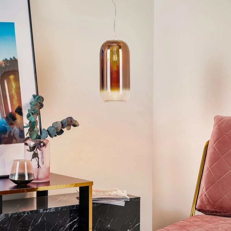 Artemide Gople Mini Lampada a Sospensione in Vetro