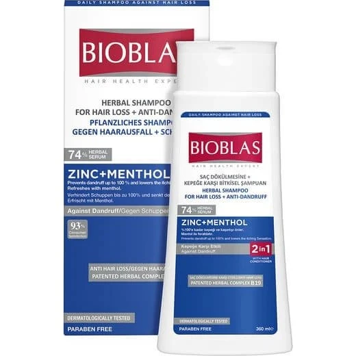 Bioblas Shampoo e Balsamo 2 in 1 Antiforfora e Anticaduta 360 ml