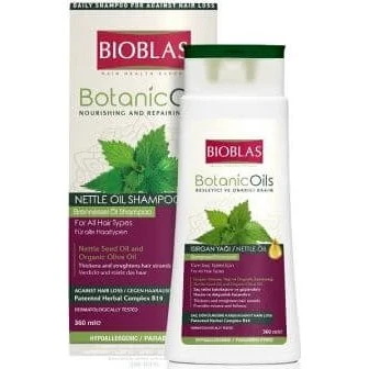 Bioblas Shampoo Oli Botanici all'Ortica, 360 ml