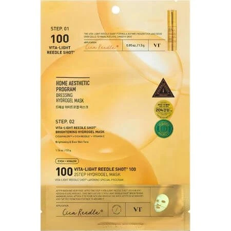 VT Cosmetics Vita-Light Reedle Shot 100 Maschera Idrogel Vitamina C
