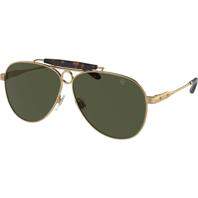 Ralph Lauren RL7078 The Countryman Occhiali da Sole Aviator Oro/Verde